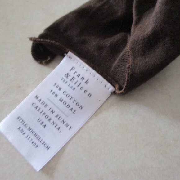 Frank & Eileen Aude Travel Scarf brown euc - Picture 2 of 4